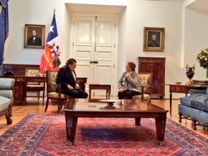 Bachelet y Don Francisco