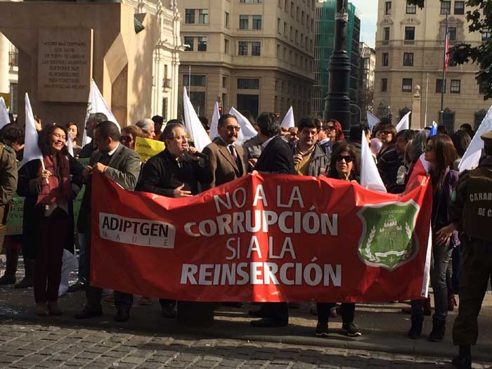 Otras organizaciones de funcionarios de Gendarmería también se han manifestado denunciando malas prácticas laborales en la institución dependiente de Justica.