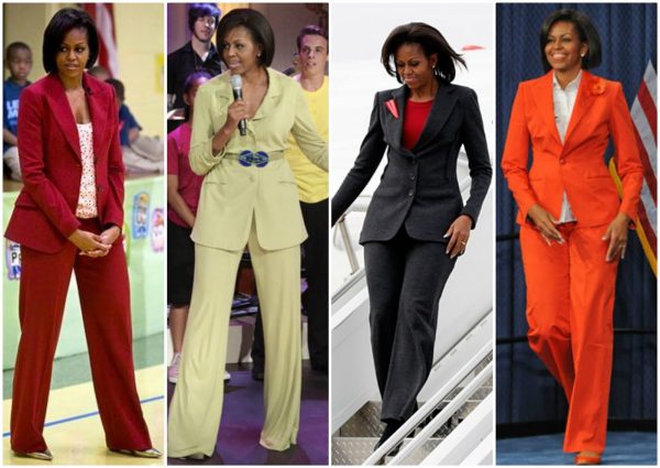Michelle Obama Blazer Pantsuit outfits
