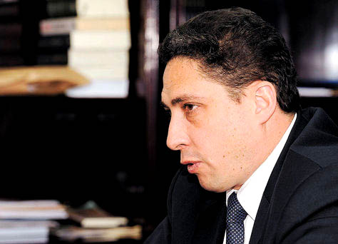 Ministro de Justicia boliviano, Héctor Arce.