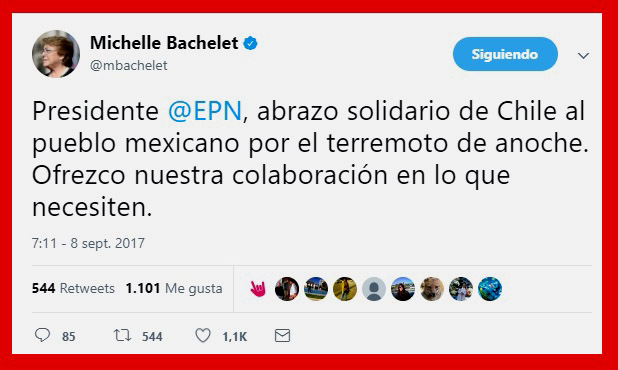 TUITBACHELETERREMOTOMEXCO