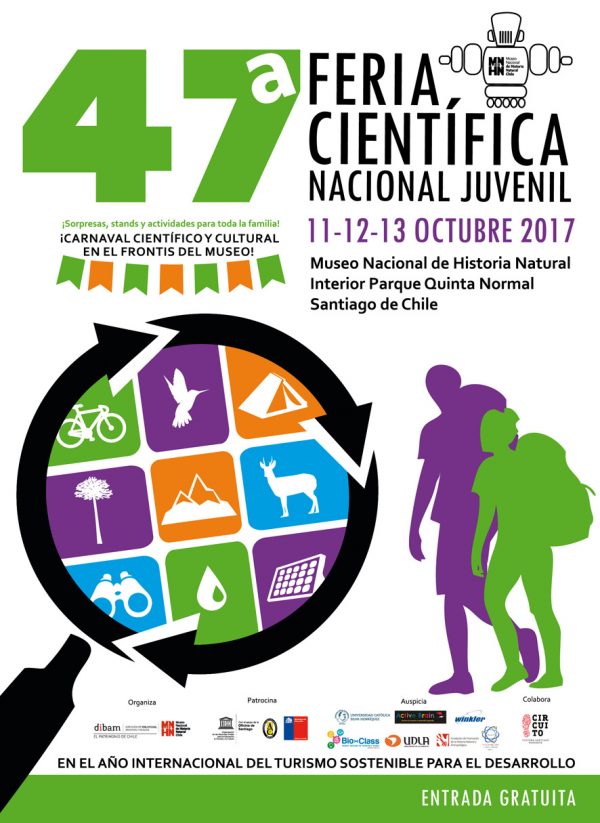 Afiche Feria Científica Nacional Juvenil 2017 MNHN