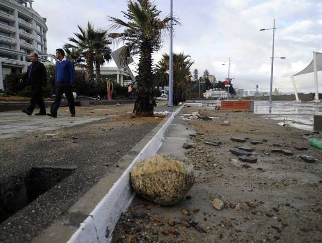 VIÑA DEL MAR :Destrozos que causaron las  Marejadas