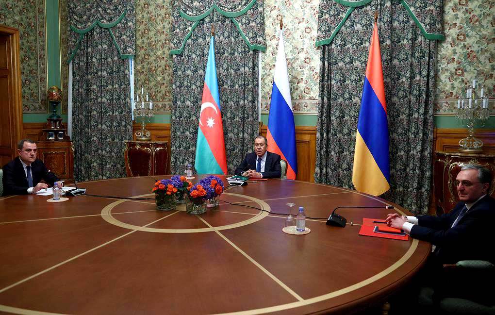 Foreign ministers of Armenia, Russia, and Azerbaijan hold trilateral talks