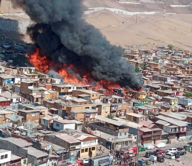Incendio Iquique