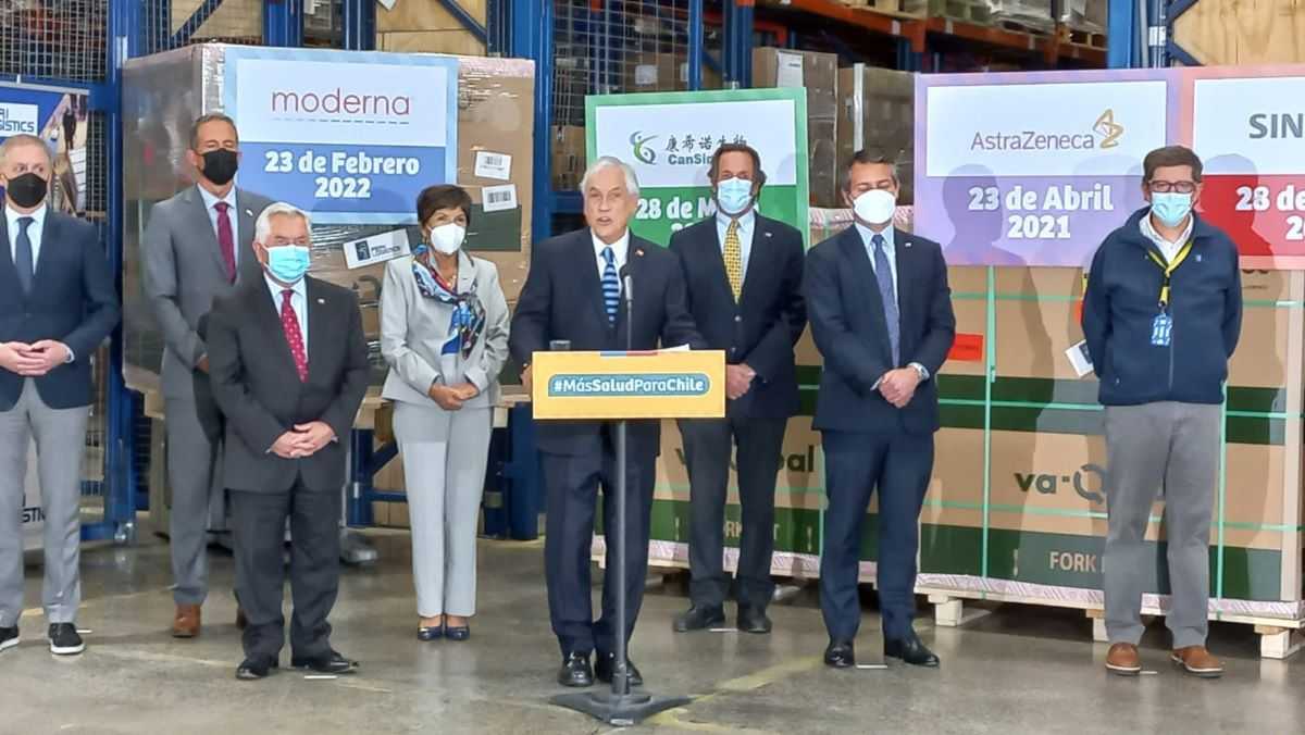 Piñera vacuna Moderna declaraciones