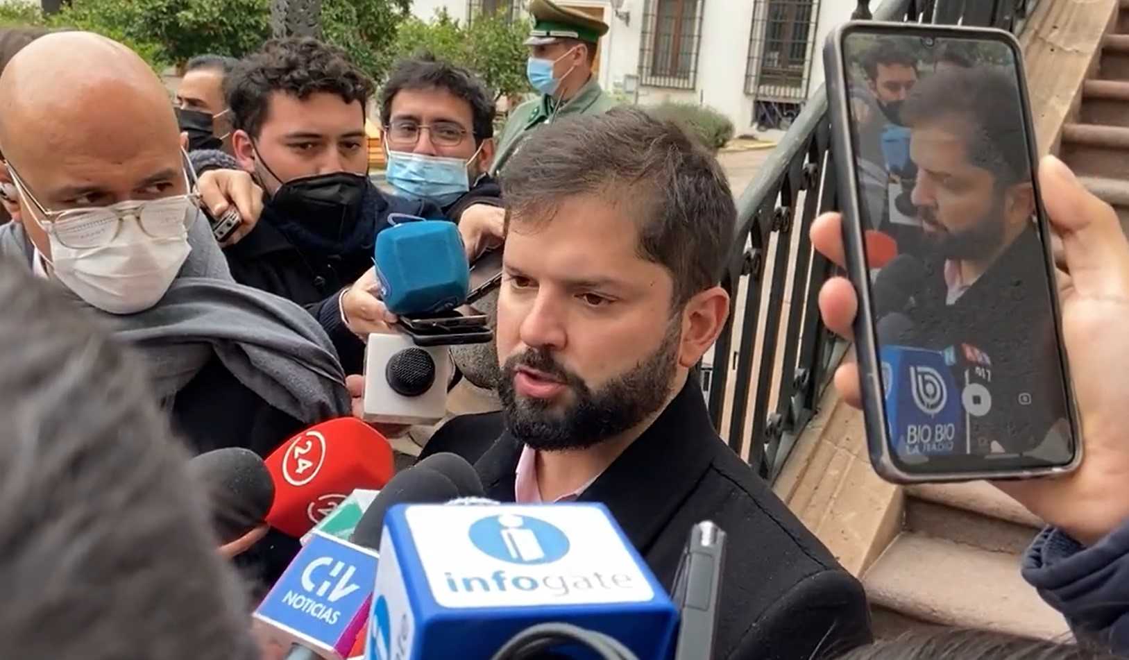 Boric La Moneda 27-07-22