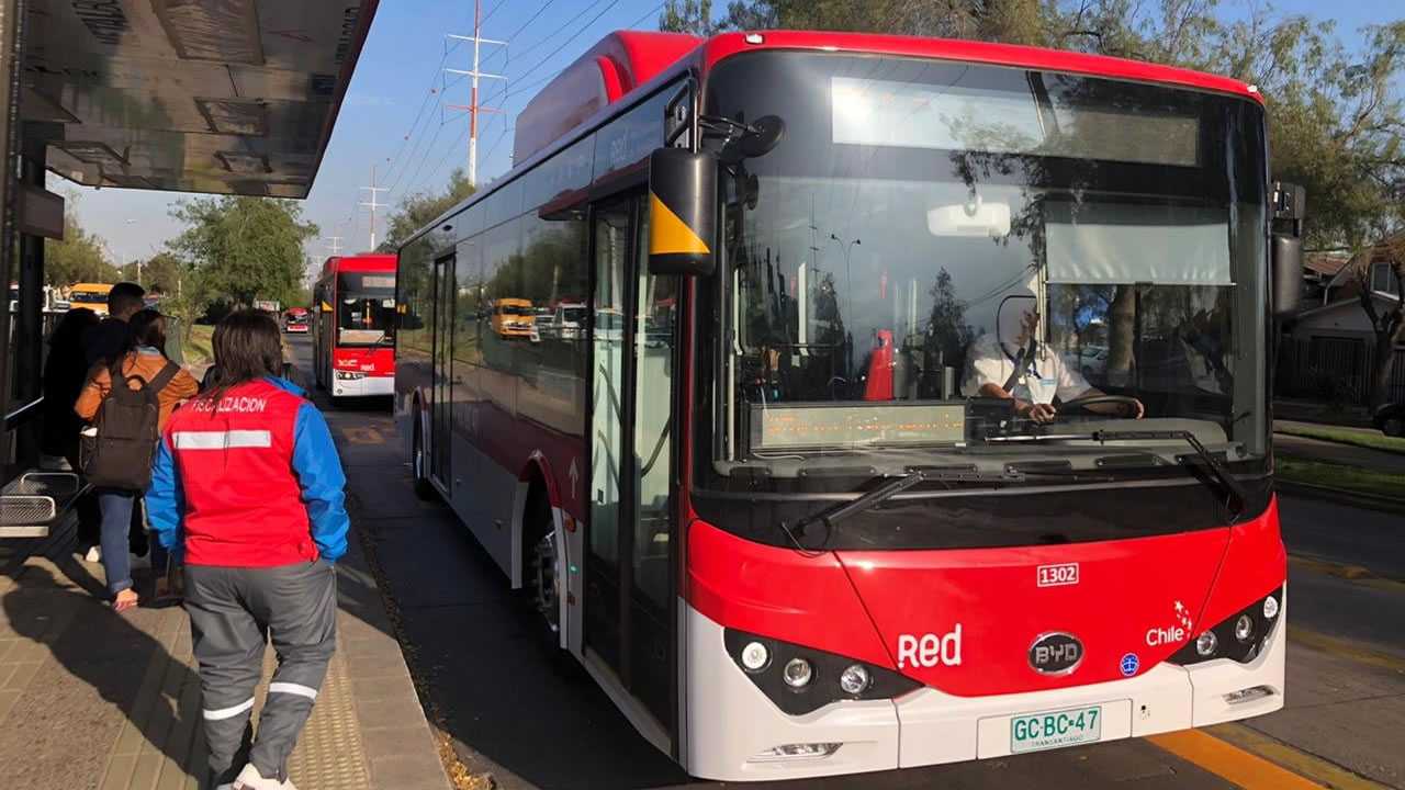 Buses-Transporte-Santiago