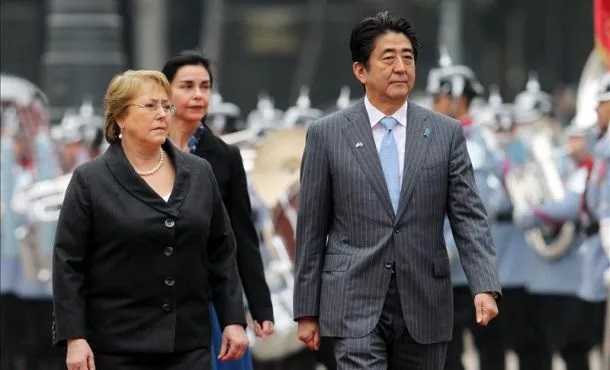 Shinzo Abe en Chile