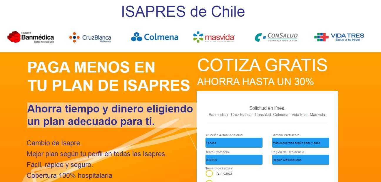 ISAPRES DE CHILE TOTDAS