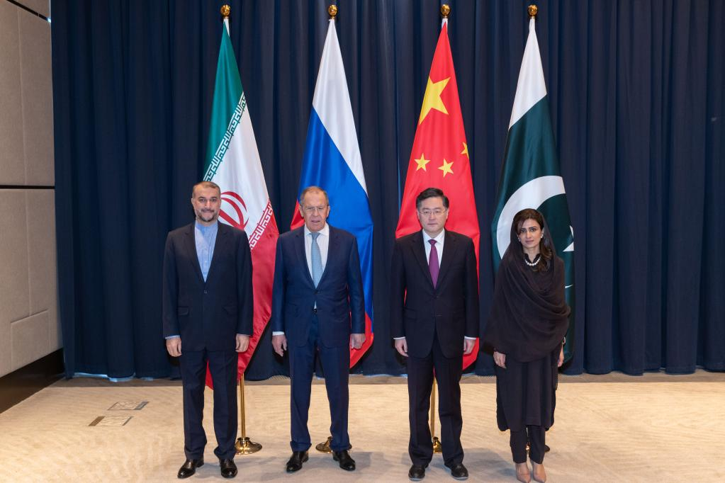 CANCILLERES CHINA IRAN RUSIA PAKISTAN 14ABRIL2023