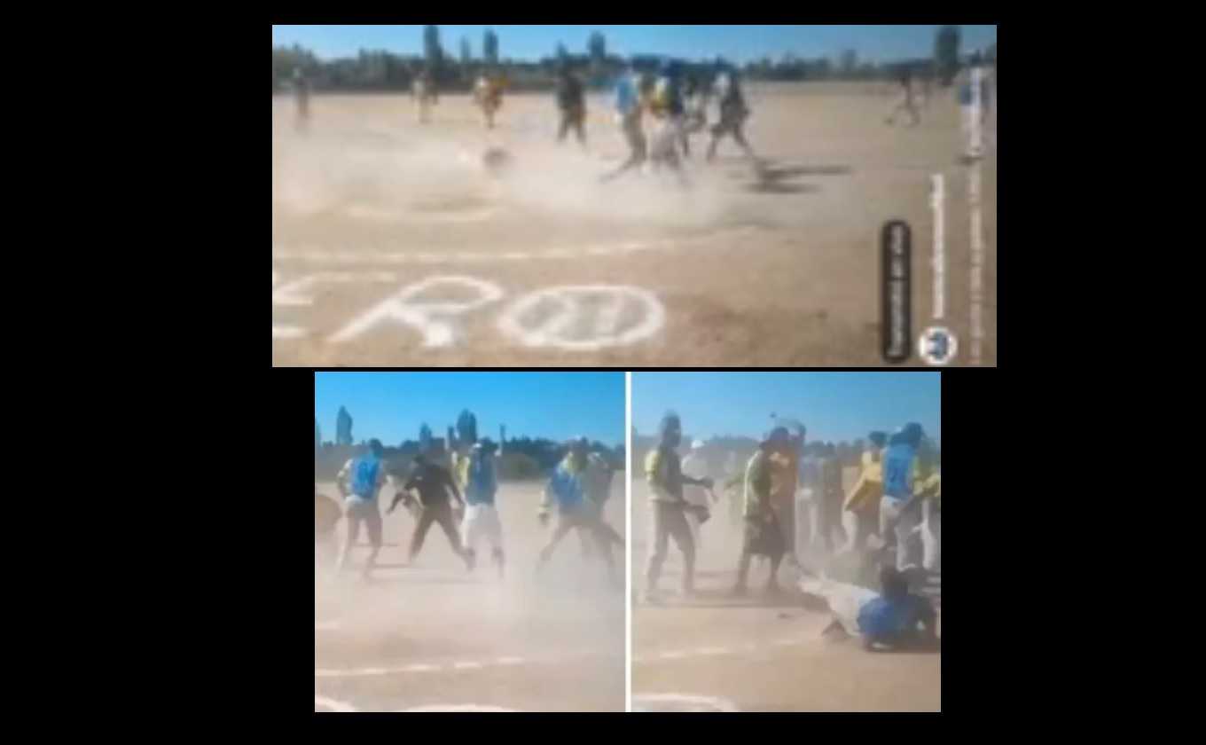 venezolanosaagreden futbol 10 abril 2023