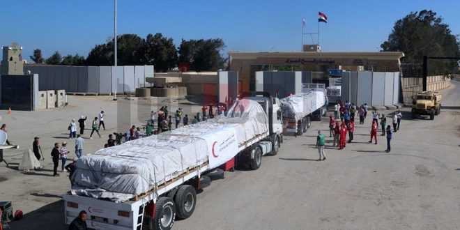 17-nuevos-camiones-con-ayuda-humanitaria-entran-a-Gaza-a-traves-del-cruce-de-Rafah