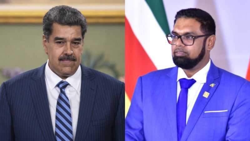 Mandatarios de Venezuela y Guyana - Getty Images
