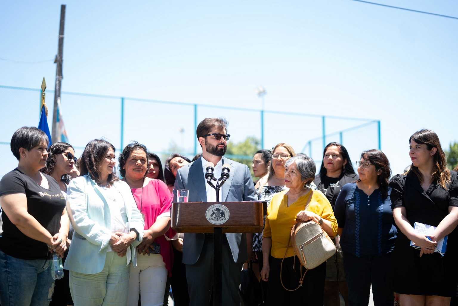 Presidente Boric actividad La Pintana 18-12-2023