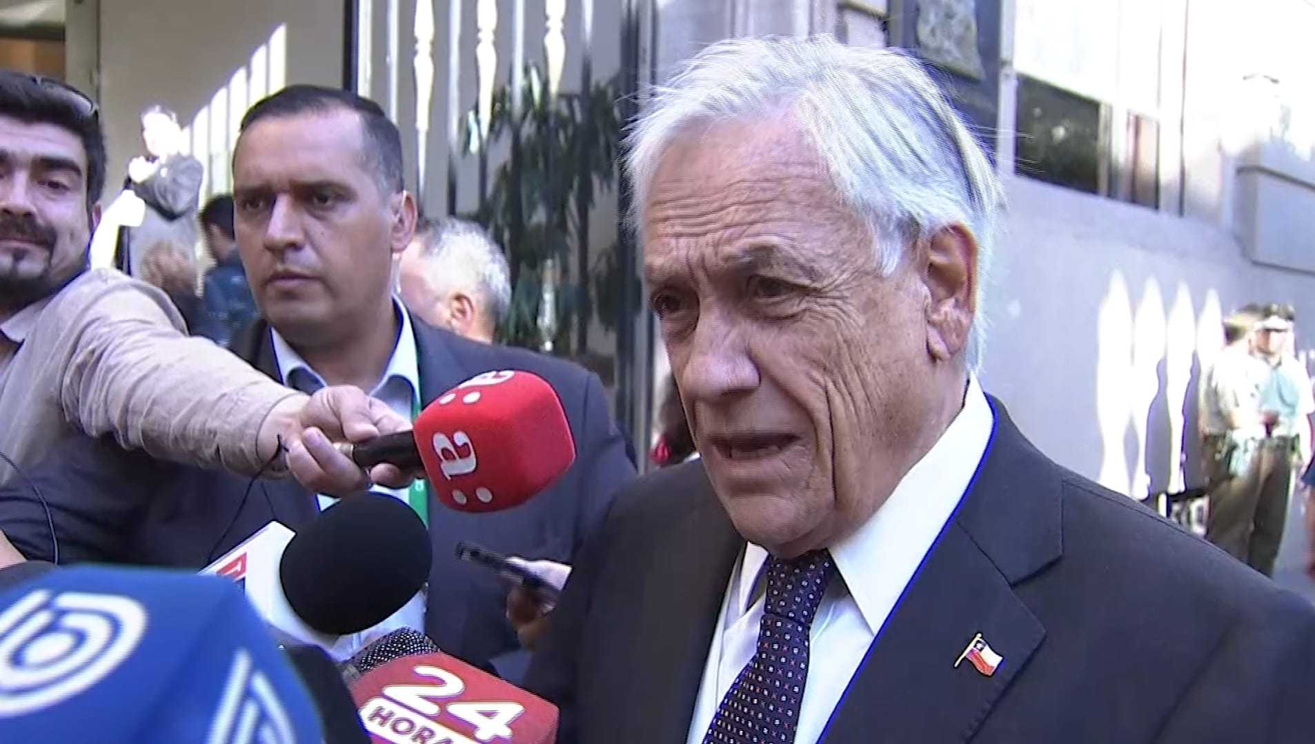 Sebastián PIñera cuenta pública Contraloría 07-12-2023