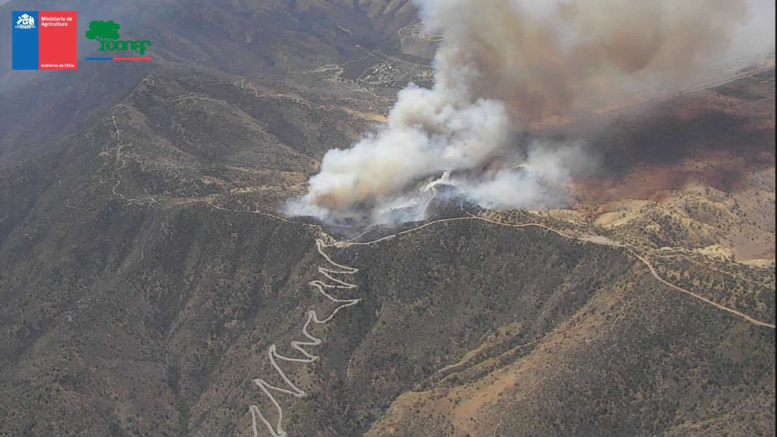 Incendio Forestal Cuesta Lo Prado