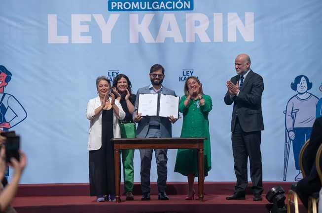 Promulgación Ley Karin La Moneda 05-01-2024