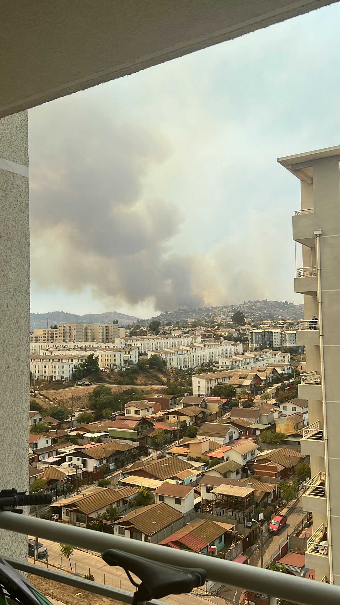 Incendio Villa La Cruz Reñaca Alto