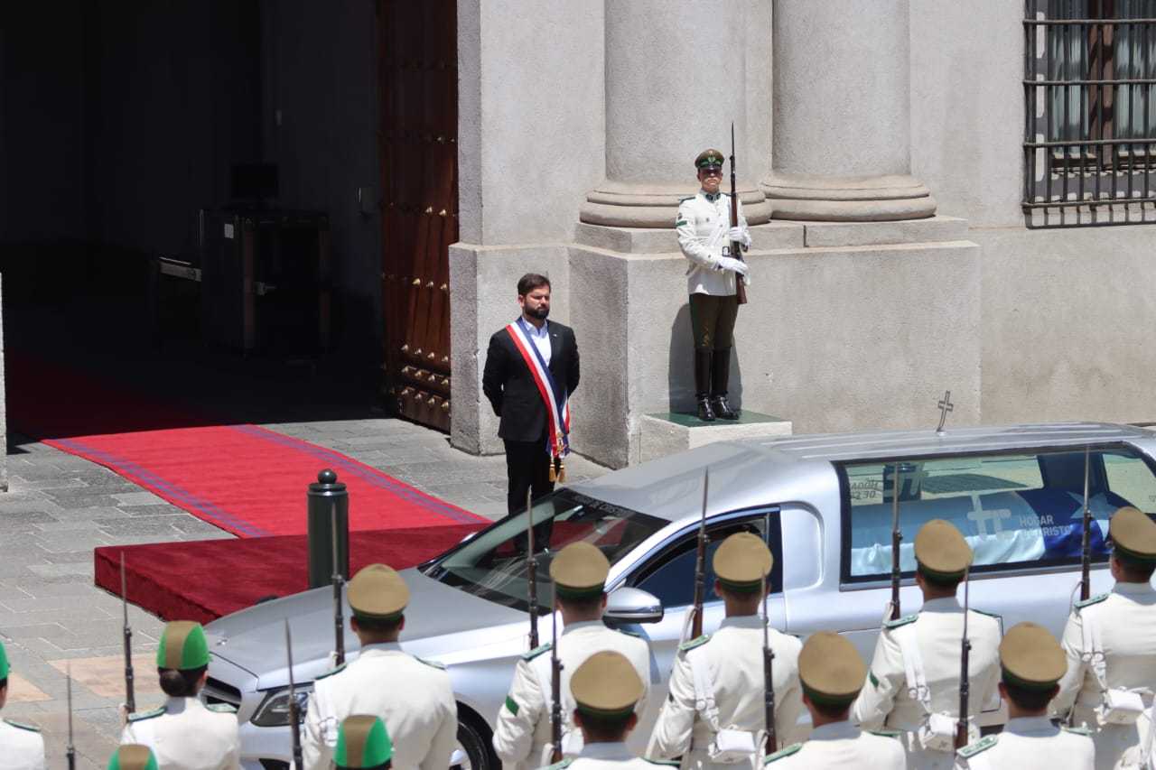 Homenaje Sebastián Piñera en la Moneda 09-02-2024 - FOTO Cristián González