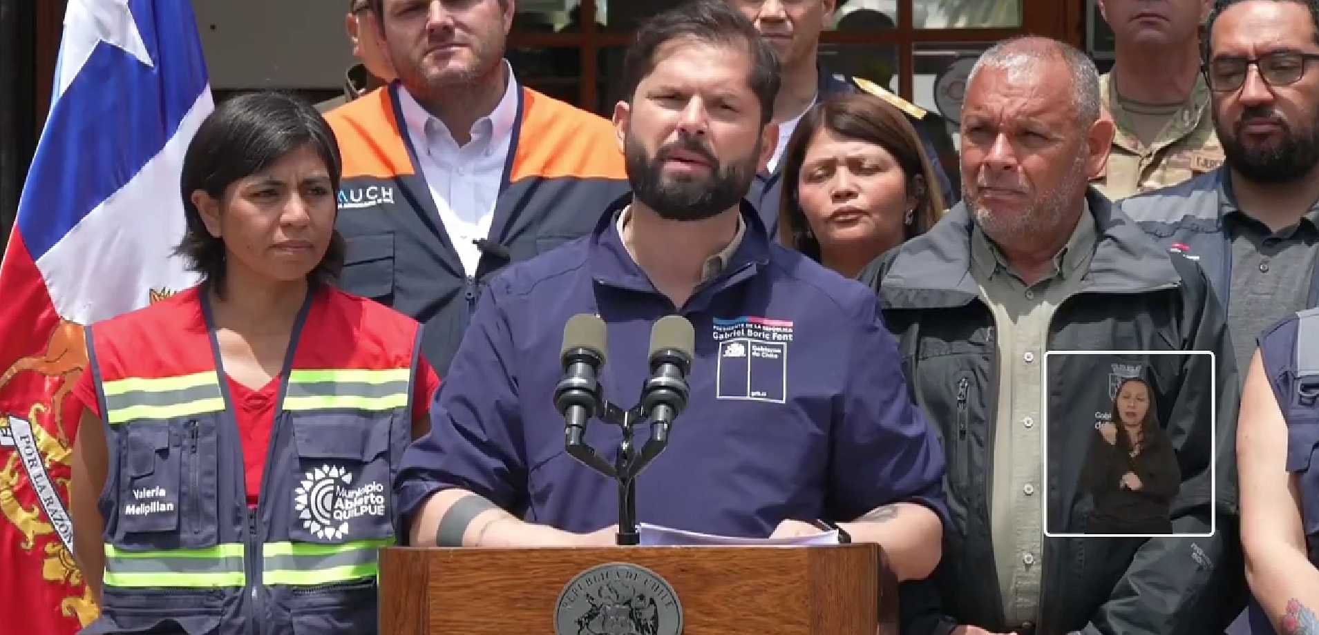 Pdte Boric pto prensa Quilpue 04-02-2024