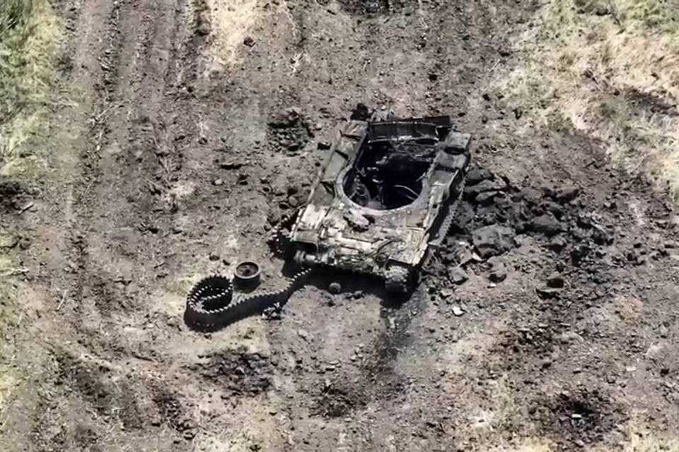 Russian Kamov Ka-52 helicopters destroy military hardware of Ukrainian Armed Forces