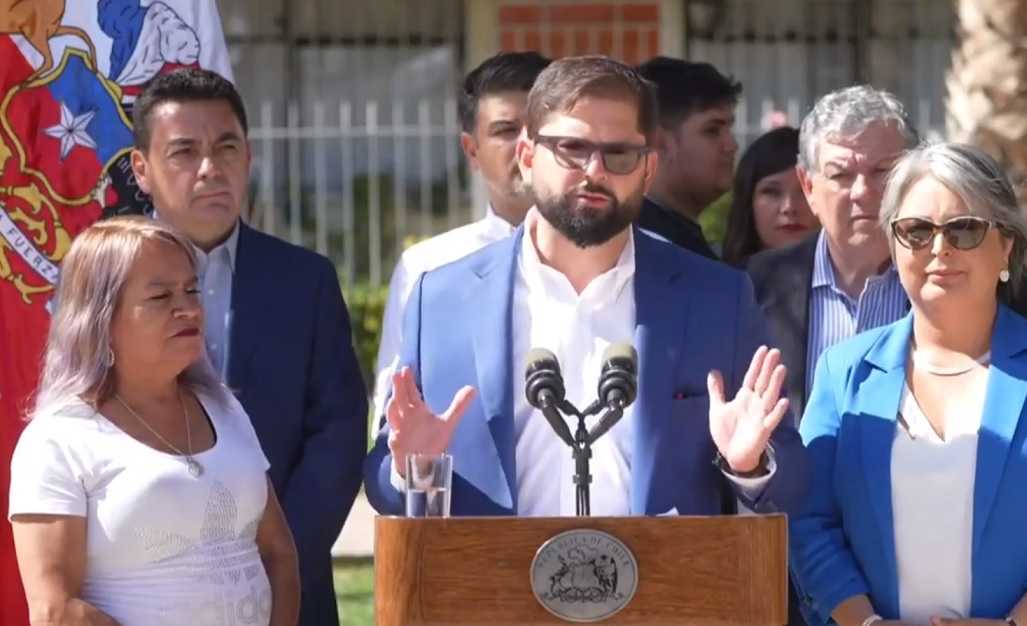 Gabriel Boric Bono Marzo Estación Central 01-03-2024