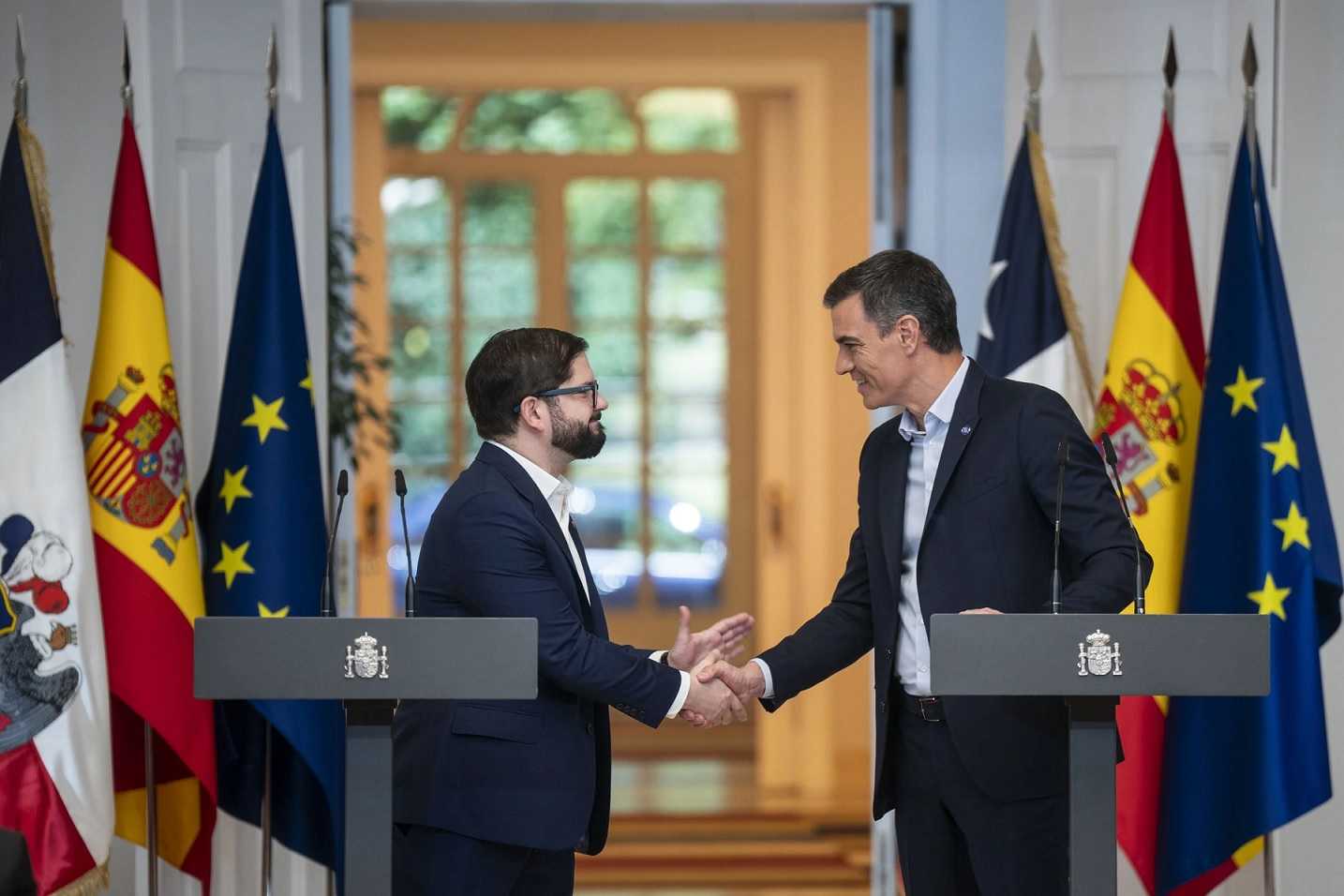 Gabriel Boric - Pedro Sánchez - Julio 2023 España