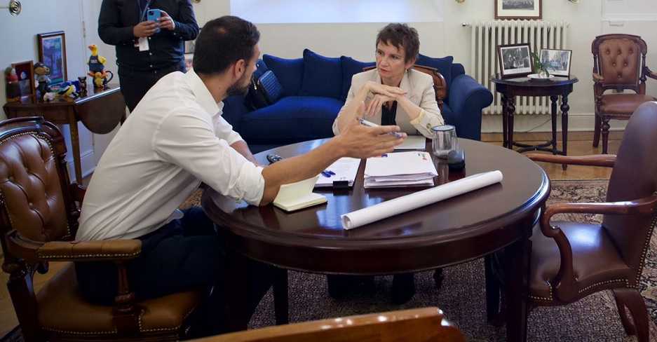 Toha y alcalde Vodanovic 12-03-2024