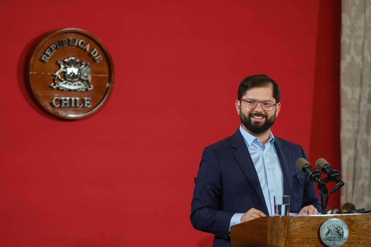 Pdte Gabriel Boric La Moneda 08-04-2024