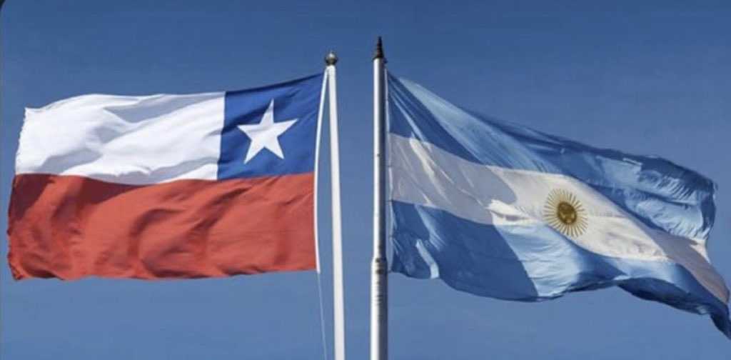 banderas Chile Argentina