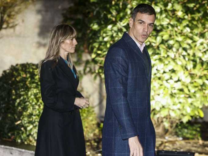 pedro sánchez y esposa