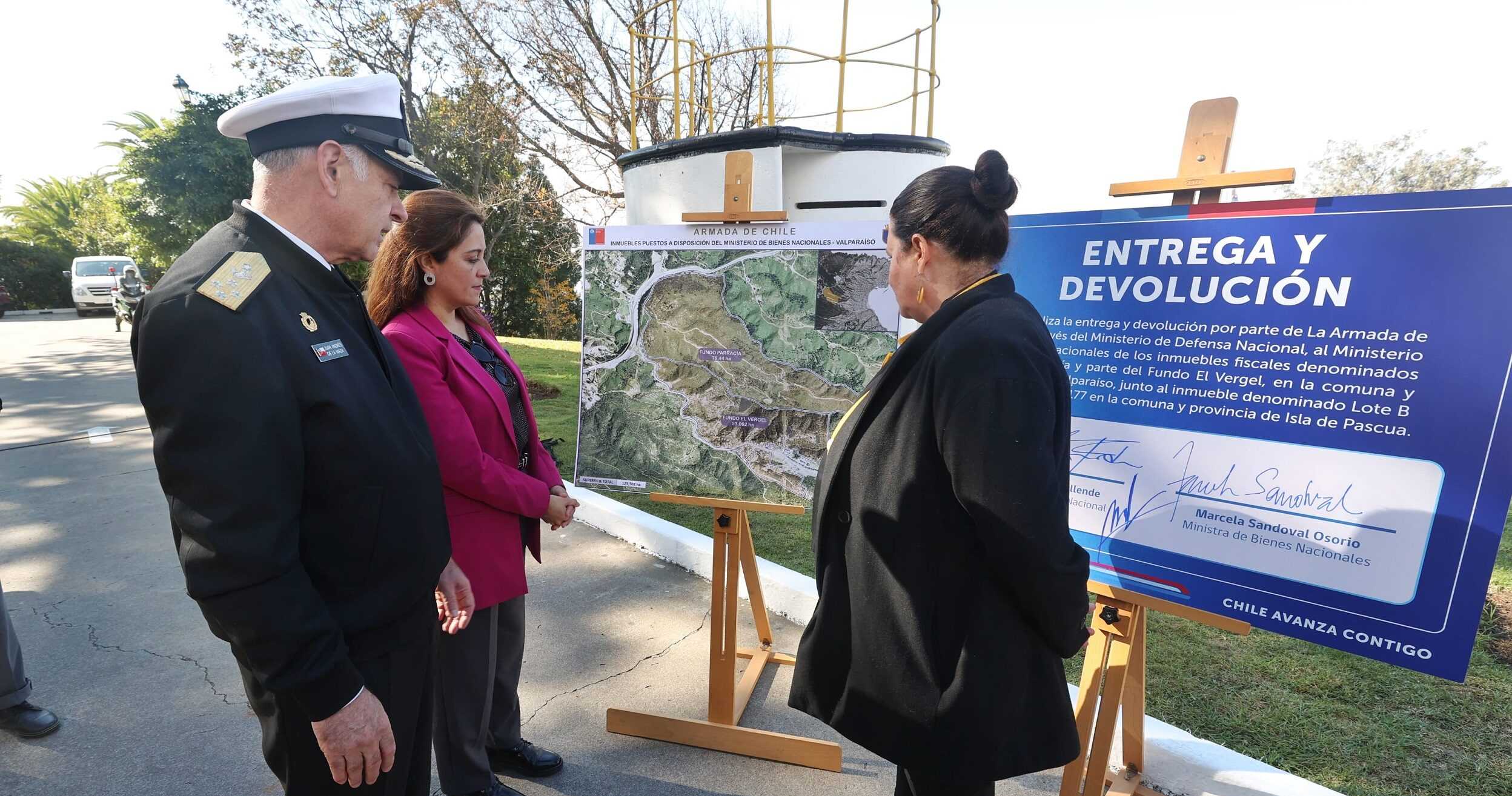 Armada entrega terrenos BBNN x Plan de Emergencia Habitacional