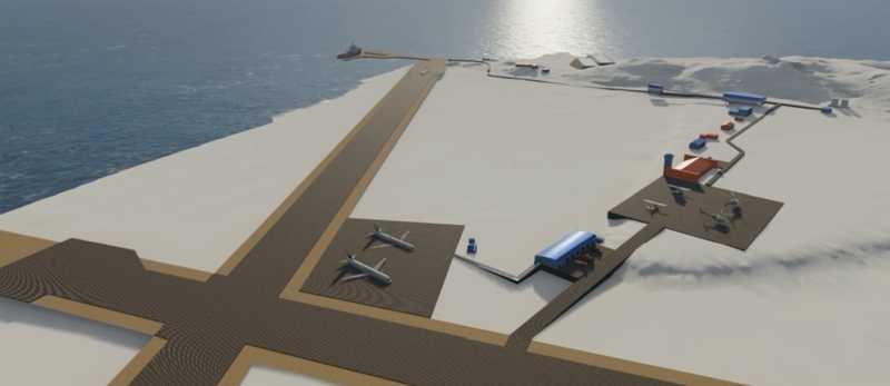 Nueva Base Antártica Petrel Render Argentina 2