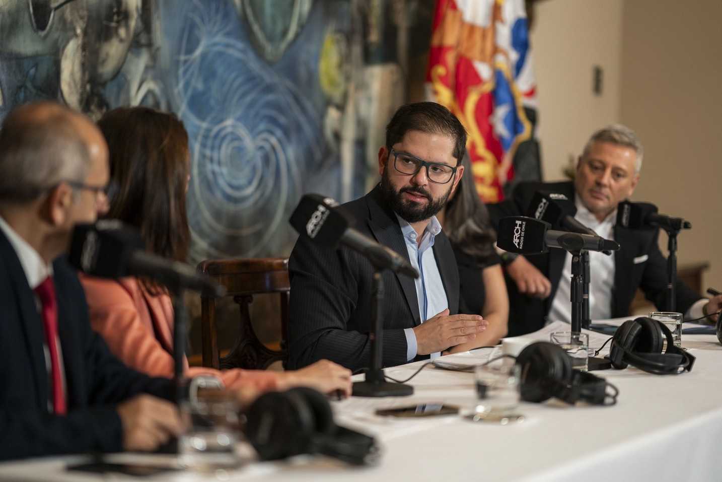 Presidente Gabriel Boric entrevista con ARCHI 02-04-2024