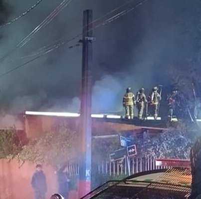 Incendio en Renca (Bomberos de Santiago)