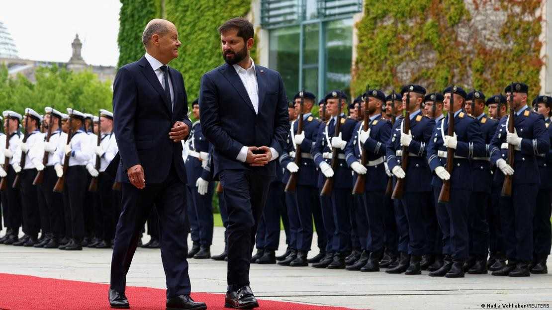 Pdte Gabriel Boric y Olaf Scholz Gira Alemania 10-06-2024