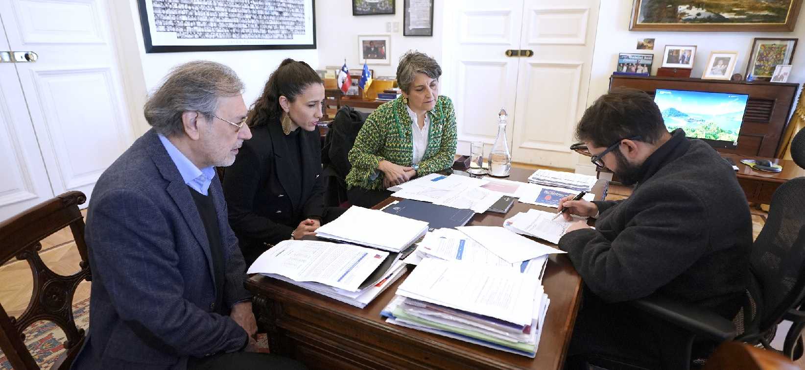 Reunión Presidente Gabriel Boric MINSAL - La Moneda 25-06-2024
