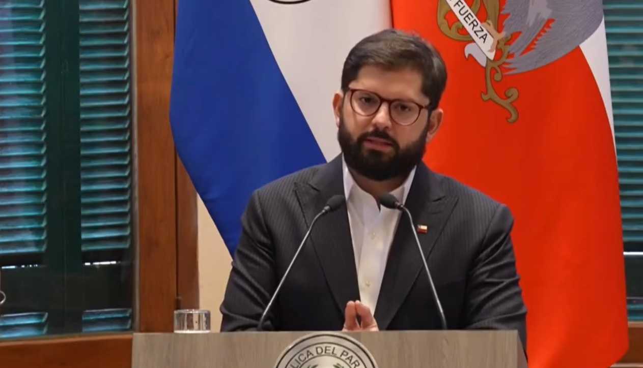 Gabriel Boric gira en Paraguay 17-07-2024