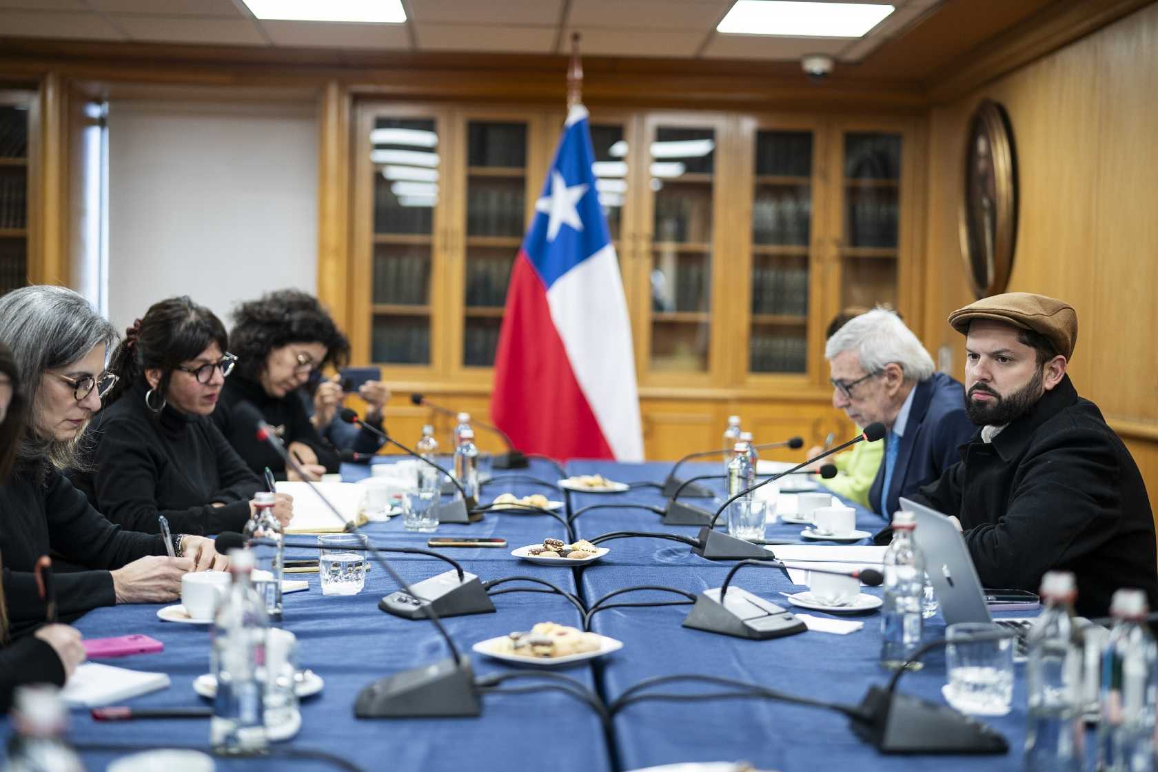 Pdte Gabriel Boric Reunión con corresponsales extranjeros- Cancillería 25-07-2024