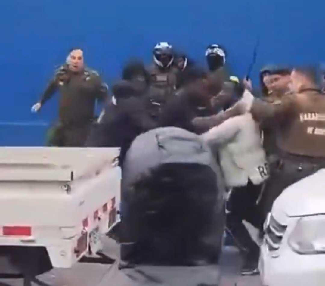 agresión a carabineros