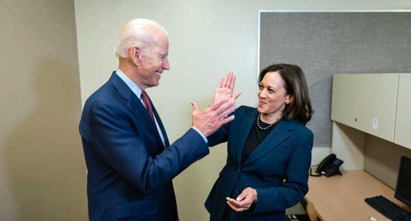 kamela harris y joe biden