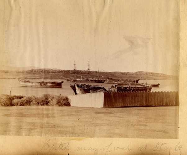 Corbeta Chacabuco POrt Stanley 1876 (JANE CAMERON NATIONAL ARCHIVES)