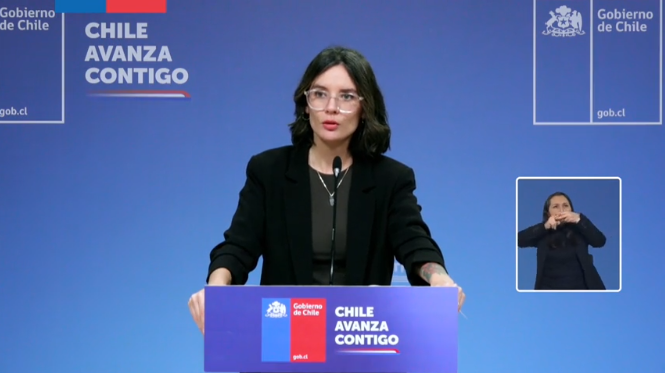 Ministra Camila Vallejo