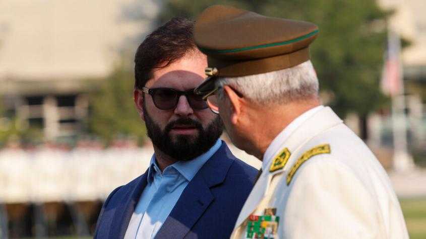 Gabriel Boric - general Ricardo Yáñez