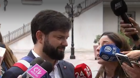 Presidente Gabriel Boric-la moneda