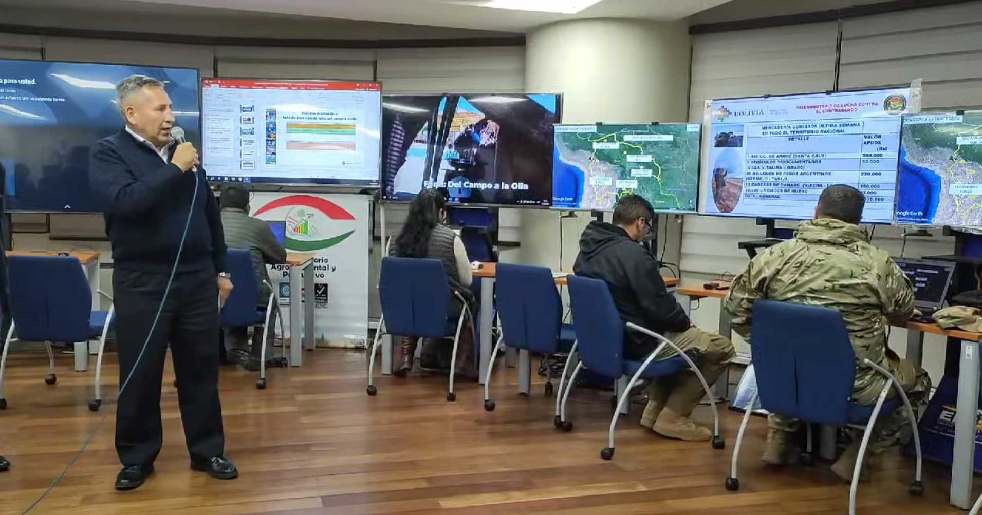 Viceministro boliviano de lucha contra el contrabando