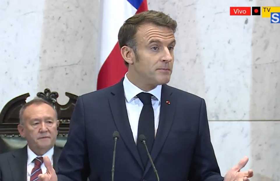 Emmanuel Macron Congreso 21-11-2024