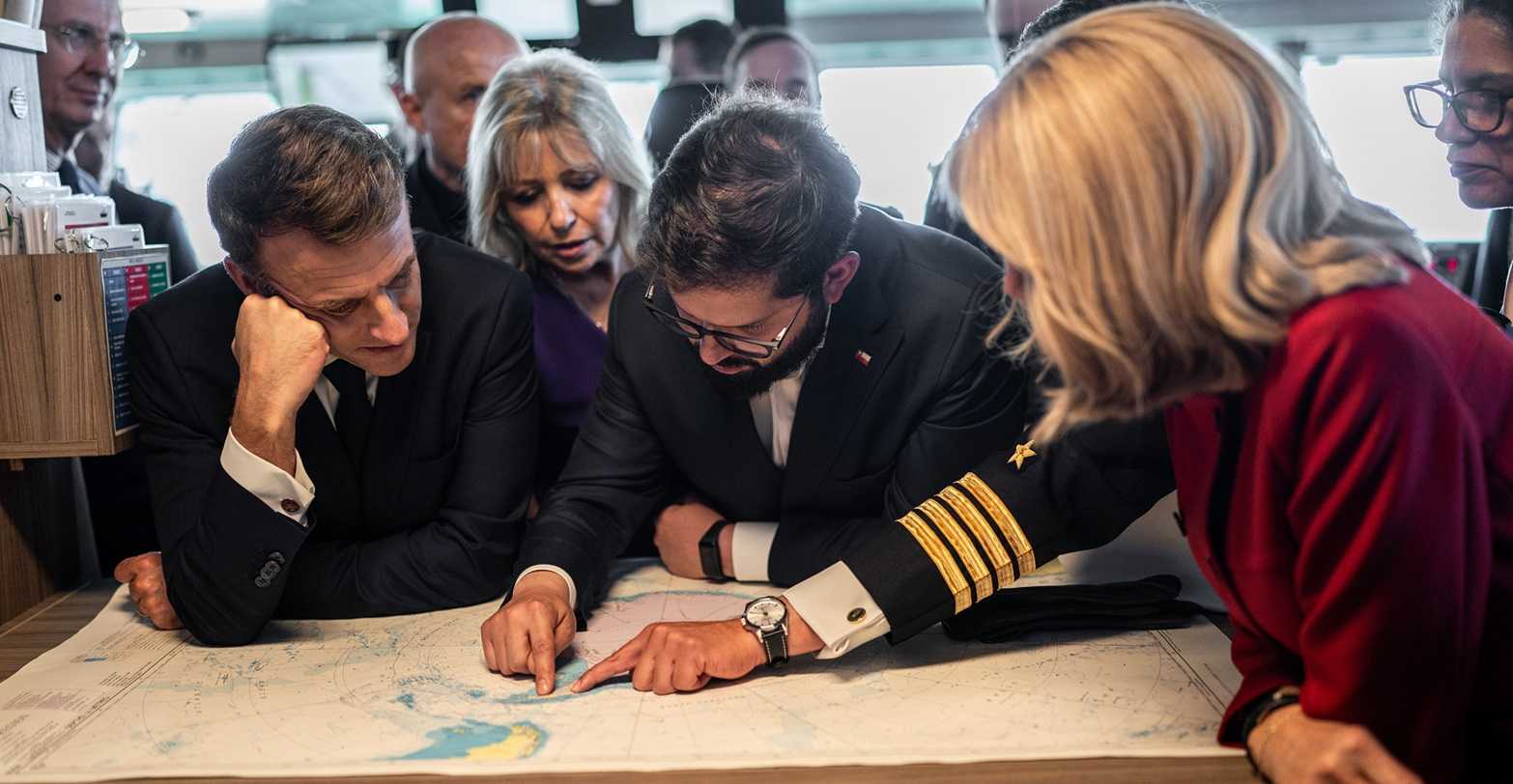 Pdtes Macron y Boric - RH Viel Valparaíso 21-11-2024