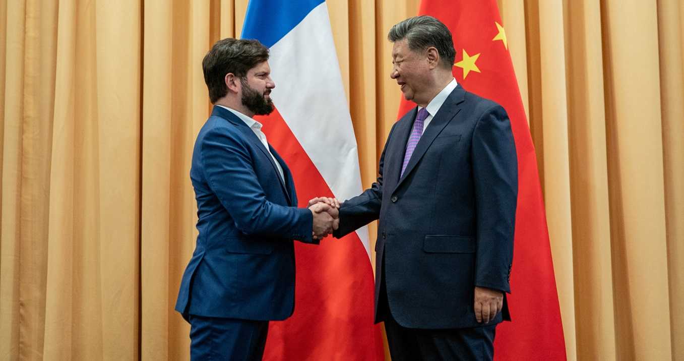 Saludo de Presidentes de Chile y China APEC 2024 15-11-2024